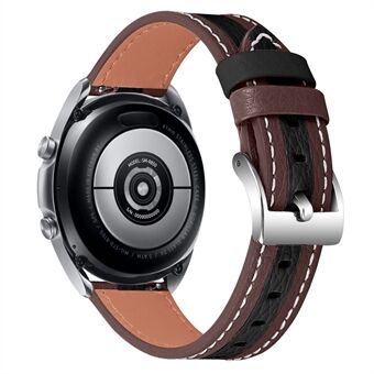 Voor Garmin Vivomove/Vivomove HR Smart Horloge Vervanging Band Verstelbare kleur splitting ontwerp Rundleer band (20 mm)