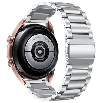 Voor Garmin Vivomove 3 / Garminmove 3 20 mm horlogeband in roestvrij Steel Quick Release horlogeband met opvouwbare gesp - Zilver