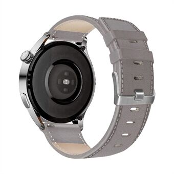 Voor HUAWEI Watch GT3 / Samsung Galaxy Watch 46 mm / Gear S3 Classic lederen band 22 mm Universal riem met gesp