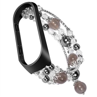 Voor Xiaomi Mi Band 5/Mi Band 6 Agaat Hanger Crystal Horloge Band Band Armband Vervanging: