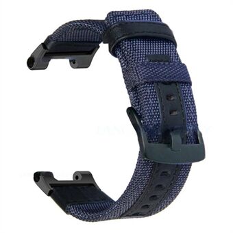 Voor Huami Amazfit T-Rex / T-Rex Pro / Ares horlogebandje met gesp nylon + lederen horlogeband Universal 22 mm Quick horlogeband