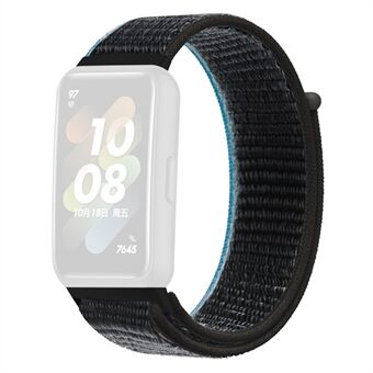 Voor Huawei Band 7 Nylon Horlogeband Verstelbare Lus Fastener Vervanging Sport Polsband: