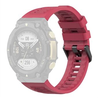 Voor Huami Amazfit T-Rex 2 Effen Kleur Zachte Siliconen Sport Smart Horloge Band Vervanging Polsband: