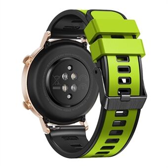 Voor Samsung Galaxy Watch3 41mm/Gear Sport/ Garmin Vivomove 3 Siliconen Horlogeband 20mm Dual Color Sport Strap Vervanging: