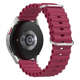 Voor Polar Ignite / Ignite2 / Unite / Pacer / Samsung Galaxy Watch 5 40 mm / 44 mm Ocean Strap 20 mm zachte siliconen sporthorlogebandvervanging