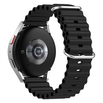 Voor Xiaomi Watch S1 Active / S1 Pro / Watch Color / Samsung Galaxy Watch 3 45 mm siliconen oceaanband 22 mm sporthorlogeband met verstelbare gesplus