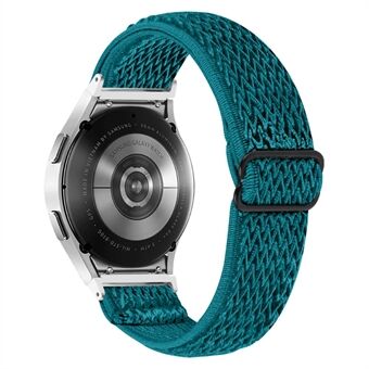 Voor Samsung Galaxy Horloge 5 40mm/44mm/Horloge 5 Pro 45mm Gevlochten Nylon Smart Horlogebandje Vervanging Stretchy Polsband