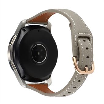 Voor Xiaomi Horloge S1 Pro /Huami Amazfit GTR4 Pro 22mm T-vorm Horlogeband Litchi Textuur Lederen Horlogebandje