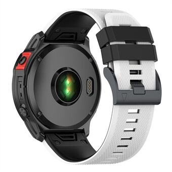 Voor Garmin Enduro/Tactix Delta /Tactix 7 Pro Dual Kleuren Vervanging Polsband 26mm Geweven Siliconen Horlogebandje