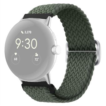 Voor Google Pixel Watch Gevlochten horlogeband Verstelbare gesp Rekbare polsband Sportband - Officieel multi