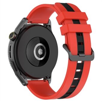 Sportbanden voor Huawei Watch GT 3 SE / Watch GT, tweekleurige 22 mm horlogeband ademende zachte siliconen band