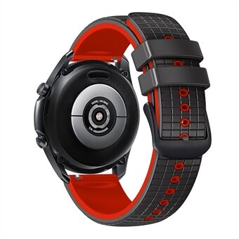 Horlogeband met Quick voor Huawei Watch Buds / GT3 SE / GT3 Pro , rastertextuur 22 mm tweekleurige siliconen bandjes