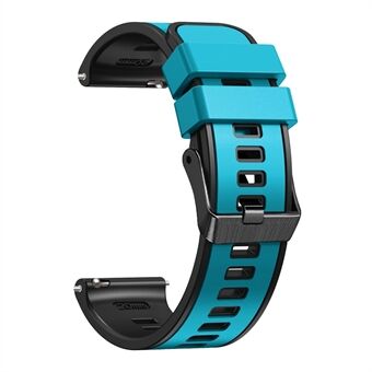 Voor Huawei Watch Buds / GT 3 SE / GT 3 Pro 46 mm siliconen horlogeband 22 mm tweekleurig horlogebandje
