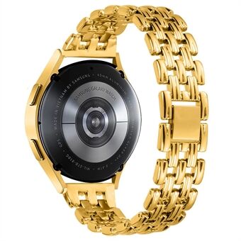 Steel horlogeband voor Samsung Galaxy Watch4 Active 40 mm 44 mm / Watch4 Classic 42 mm, 20 mm hol 5 kralen metalen band