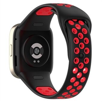 28 mm siliconen horlogeband voor Xiaomi Redmi Watch 3 / Mi Watch Lite 3, tweekleurige Smart bandband