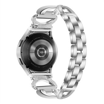 Horlogeband voor Samsung Galaxy Watch4 / 5 40 mm 44 mm strass decor legering polsband met connector
