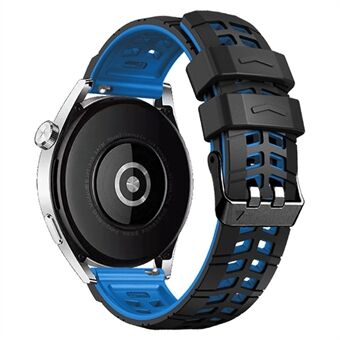 Voor Huawei Watch 4 / 4 Pro / Watch 3 / 3 Pro siliconen horlogeband 22 mm getextureerde horlogeband met dubbele gesp