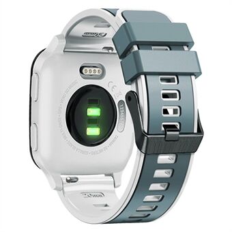 Voor Garmin Forerunner 265S / 255S / Venu 2S Siliconen Horlogebandje 18mm Dual Color Vervangende Horlogeband