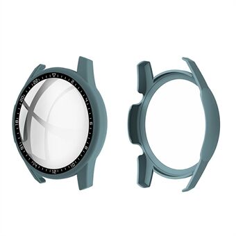 Rubberen pc-frame + schermbehuizing van gehard glas met schaal voor Huawei Watch GT 2 46 mm