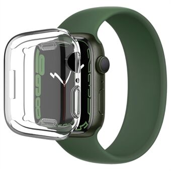 IMAK UX-3 Series HD Clear Soft TPU Shockproof Edge Case Protector voor Apple Watch Series 7 45mm