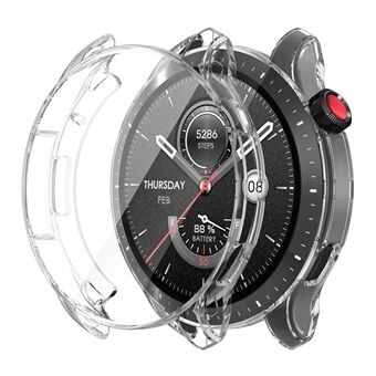 ENKAY HOED Prince voor Huami Amazfit GTR 4 46mm Transparant Horloge Case Volledige Dekking Scherm Bescherming TPU Cover