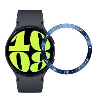 Bezel Cover voor Samsung Galaxy Watch6 44 mm, Steel zelfklevende Ring (type A)