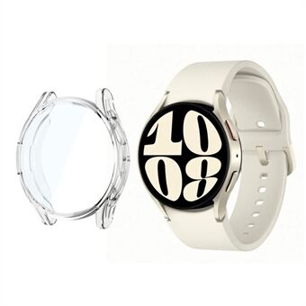 ENKAY HAT Prince voor Samsung Galaxy Watch6 40 mm horlogekast Transparante TPU beschermende frameafdekking