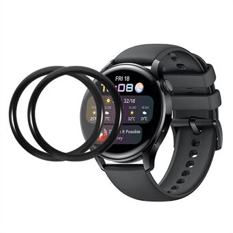 2 stks / pak goed beschermde PMMA-beschermfolie op volledig scherm voor Huawei Watch 3