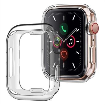 Transparante allround bescherming Soft TPU Smart Watch Case Cover voor Apple Watch Series 7 45mm