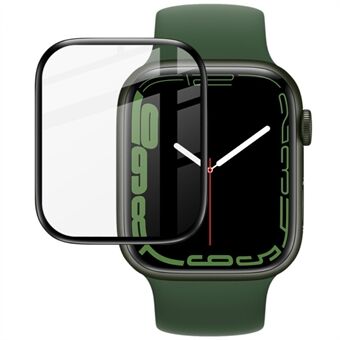 IMAK Full Cover Krasbestendige Ultra Clear PMMA Glass Screen Protector voor Apple Watch Series 7 45mm