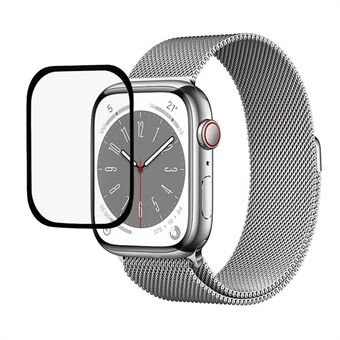 RURIHAI Voor Apple Horloge Serie 7/8 41mm Anti- Scratch Screen Protector Koolstofvezel Gehard Glas Screen Film Licht Dunne HD Horloge Screen Protector