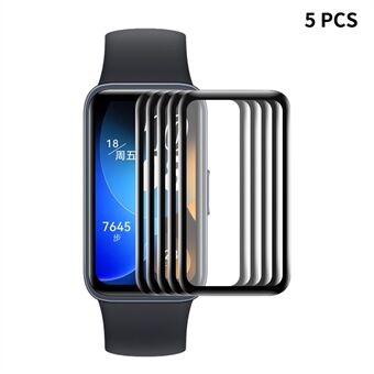 ENKAY HAT- Prince 5 stks / set voor Huawei Band 8 Full Screen Film Soft PC Edge+ PMMA 3D Curved Watch Screen Protector