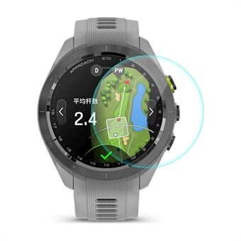 ENKAY HOED Prince Voor Garmin Approach S70 Horloge Screen Protector HD 0.2mm Hoge Aluminium-silicium Glas 9H Film