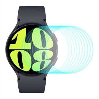 ENKAY HAT Prince 10 STUKS Horloge Film voor Samsung Galaxy Watch6 44mm, Scratch 0.2mm 9H Hoge Aluminium-silicium Glas Screen Protector