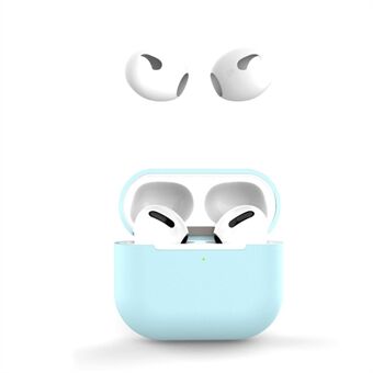 Voor Apple AirPods 3 draagbare beschermhoes Oordopjes Zachte siliconen beschermer met oorkappen