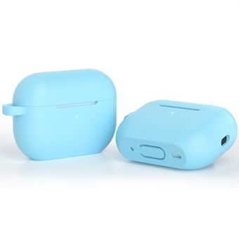 Voor AirPods Pro 2 Bluetooth Oortelefoon Siliconen Beschermhoes Platte Bodem Anti-drop Cover (2mm Dikte)