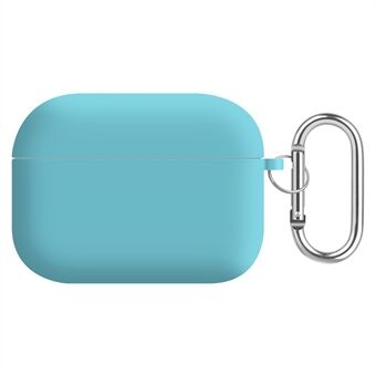 Oortelefoonhoes voor Apple AirPods Pro , schokbestendig siliconen + pc-voering beschermhoes met sleutelhanger