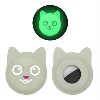Cat Style Pet Tracker Anti-loss Cover TPU-beschermhoes voor Apple AirTag