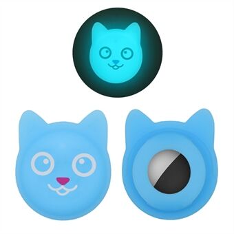 Cat Style Pet Tracker Anti-loss Cover TPU-beschermhoes voor Apple AirTag