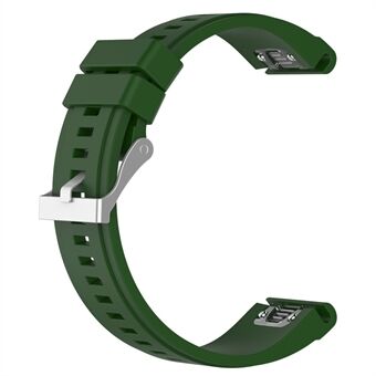 26 mm siliconen horlogeband voor Garmin Fenix 5X/Fenix 3 HR/Quatix 3/D2, zachte verstelbare polsband