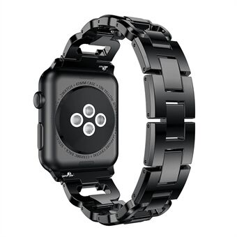 Strass Decor D-vormige Steel horlogeband voor Apple Watch Series 6 SE 5 4 40mm / Series 3/2/1 38mm