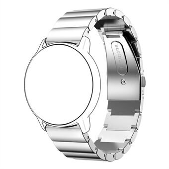 20 mm Steel solide ketting horlogeband vervanging met vouwsluiting voor Huawei Watch 2.