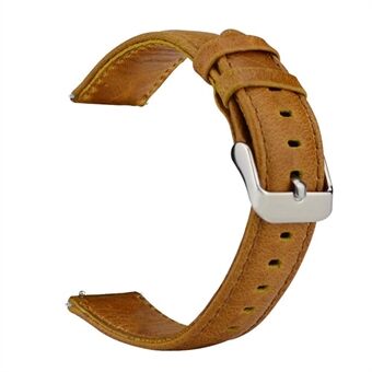 20 mm Crazy Horse lederen horlogeband voor Huawei Watch 2