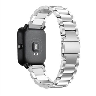 20 mm massief Steel horlogeband Vervang onderdeel voor Huami Amazfit Smart Watch Youth Edition