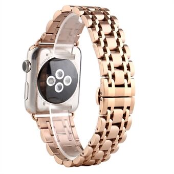 Classic zeven kralen Steel horlogeband voor Apple Watch Series 4 44 mm / 3/2/1 42 mm