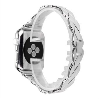 Rhombus Design Steel horlogeband voor Apple Watch Series 5 4 40 mm / Series 3 2 1 38 mm