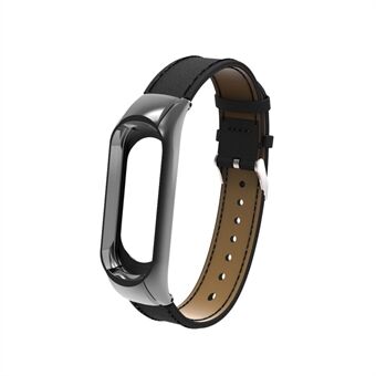 Echt lederen horlogeband voor Xiaomi Mi Band 3