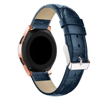 20 mm krokodiltextuur lederen horlogearmband voor Samsung Galaxy Watch 42 mm