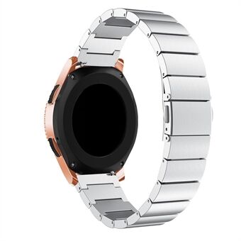 20 mm Steel horlogeband met vlindergesp voor Samsung Galaxy Watch 42 mm - zilver