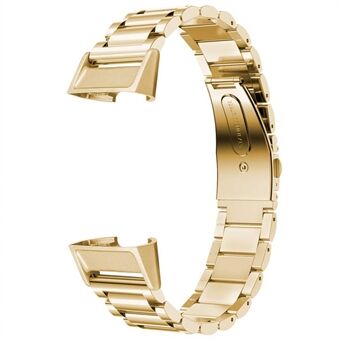 Steel horlogeband met drie kralen voor Fitbit Charge 4/3 "